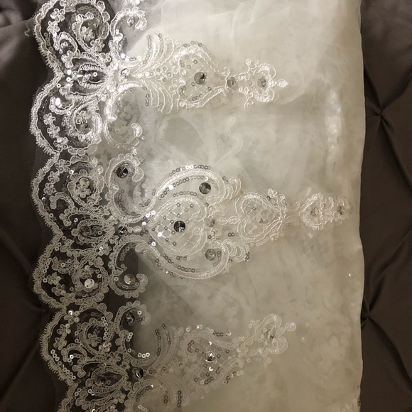 Cathedral veil white - Picture 5 of 7